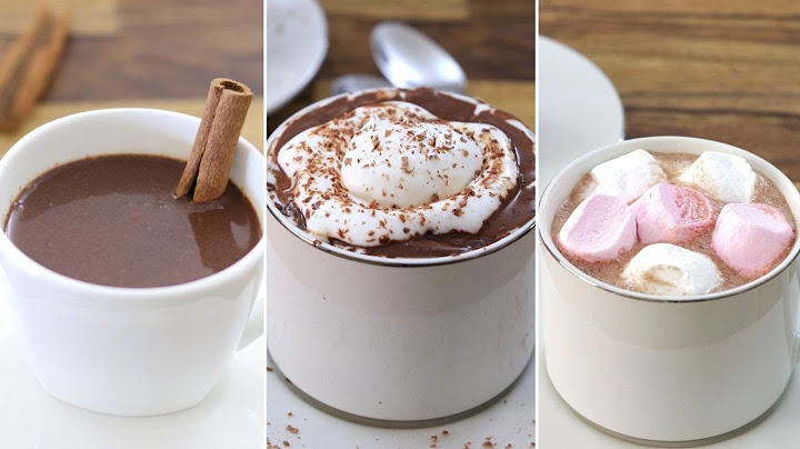 Πώς να φτιάξετε ζεστή σοκολάτα – 3 εύκολες συνταγές